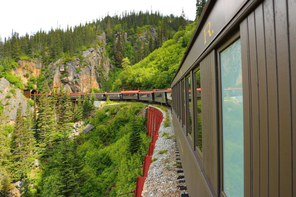 The White Pass & Yukon Route railroad