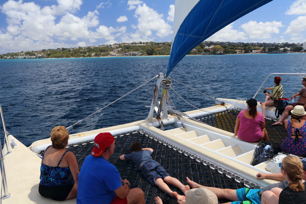 Tiami catamaran exucrsion in Barbados