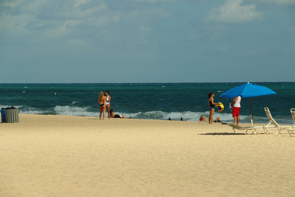 bikinis on the beach in Ft Lauderdale