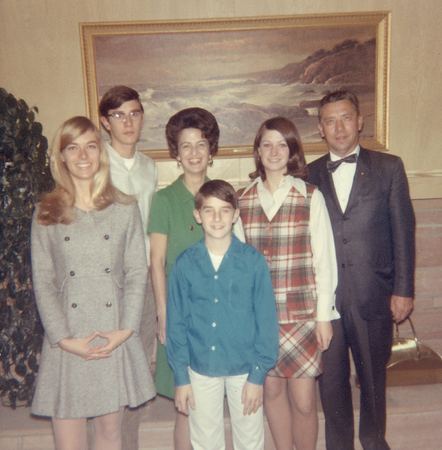 1968 photo of the Zimmerlin family