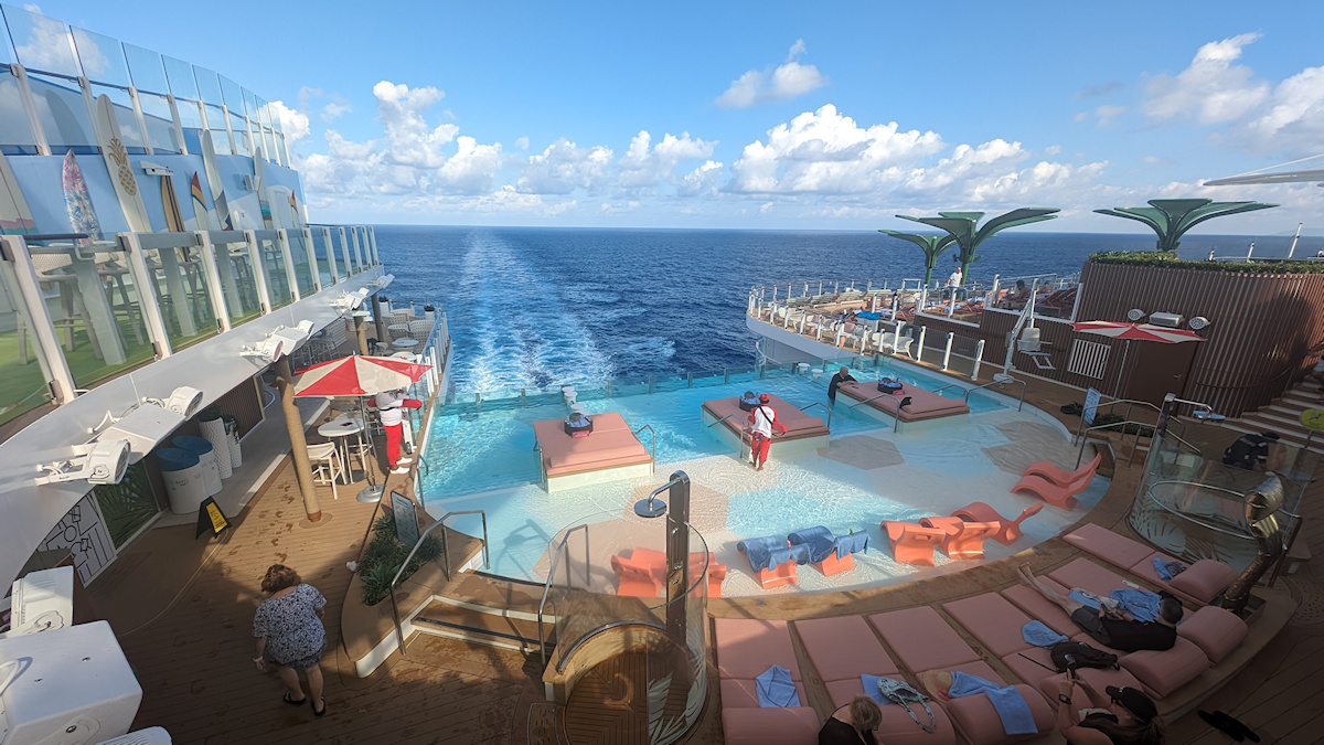 The Hideaway Pool on Icon Of The Seas 