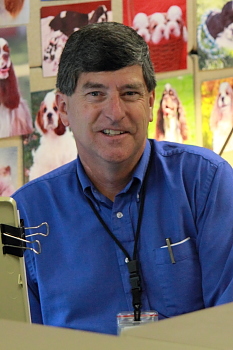 May 2010 photo of Jim at his desk at Diablo Canyon