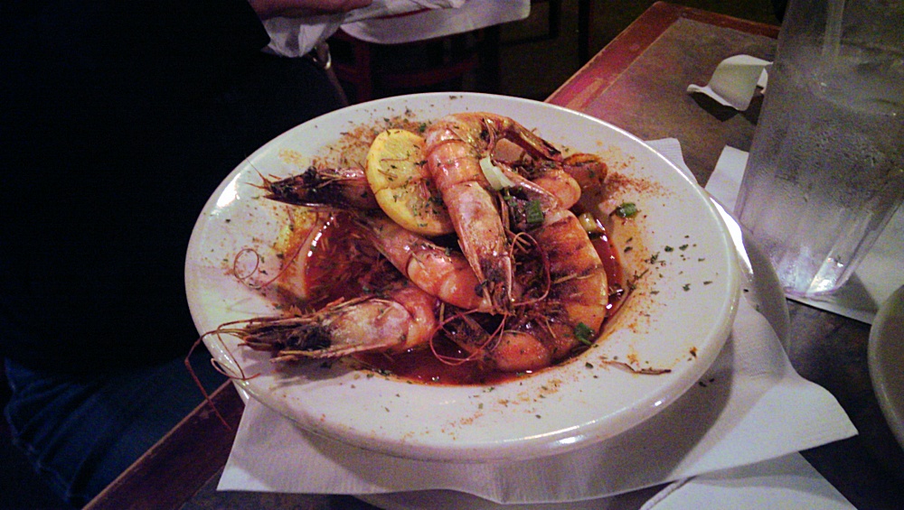 Pere Antoine barbecue shrimp