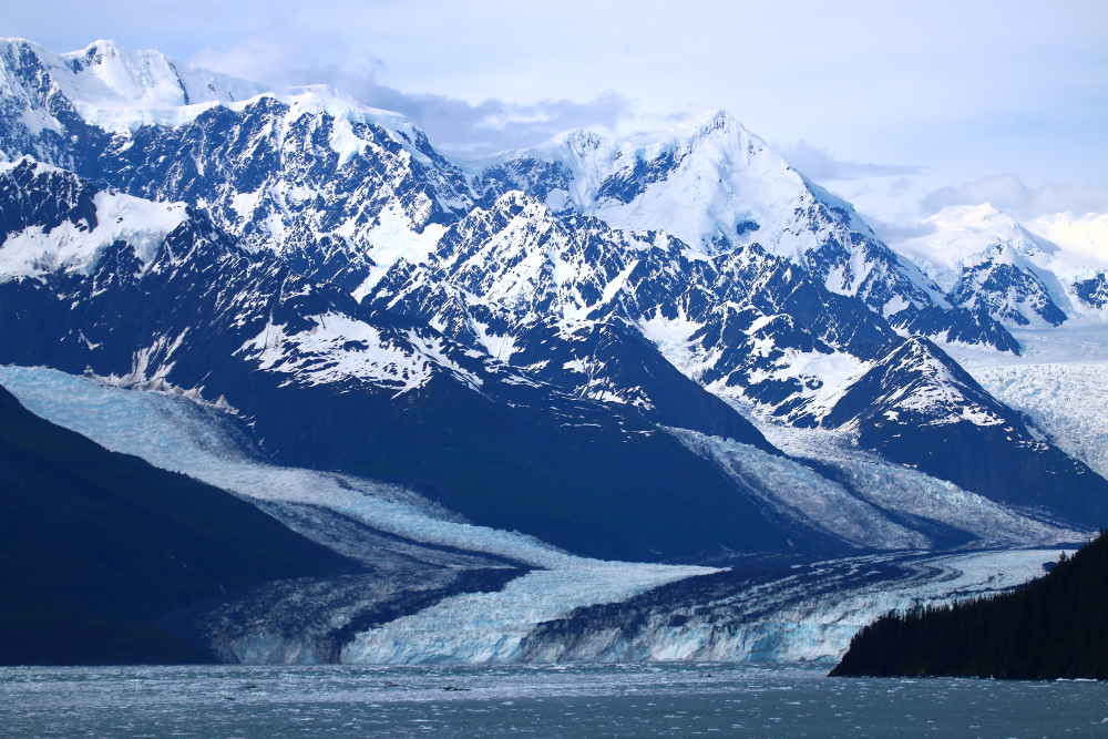 Alaska mountain and glacier