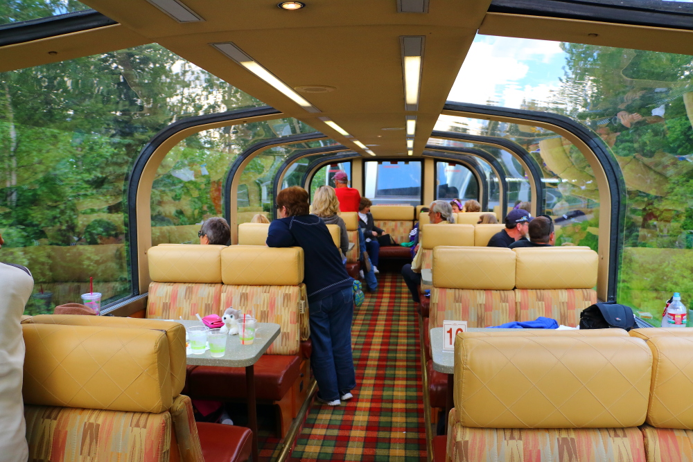 Alaska Princess rail car train dome