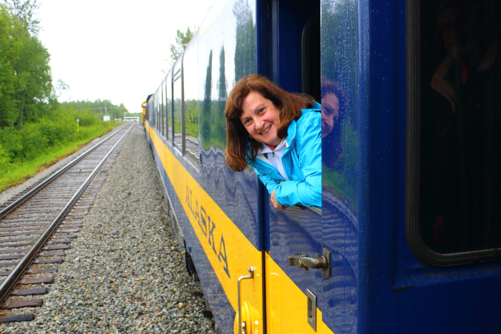 Sally Smith Alaska train