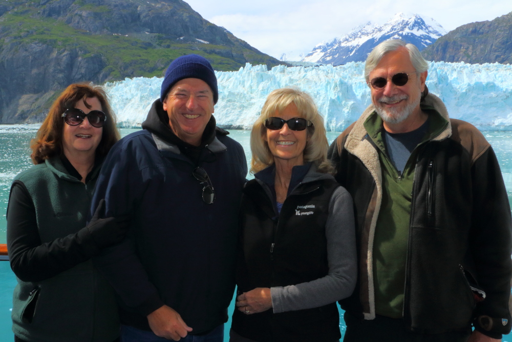 Sally Smith, Jim Zim, Judy Klaustermeyer, Dan Zimmerlin in Alaska