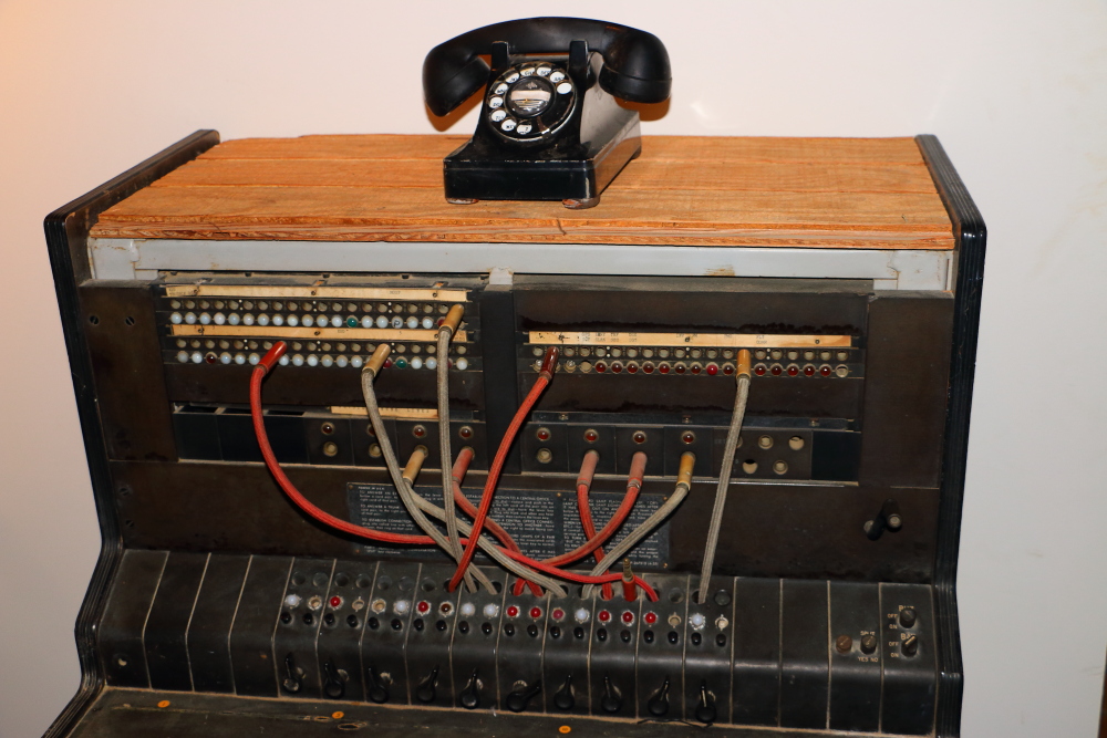 old telephone switchboard