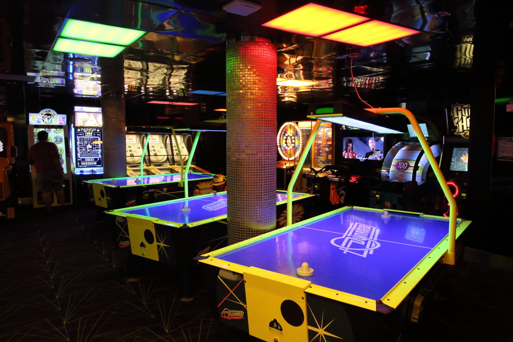 Allure Of The Seas arcade with air hockey