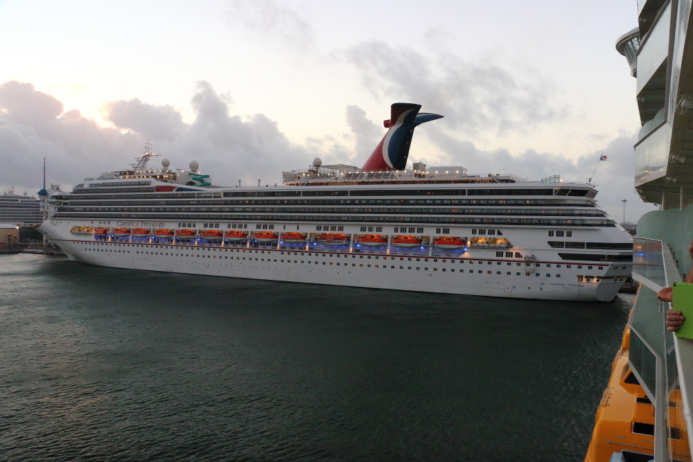 Carnival Freedom in Ft Lauderdale