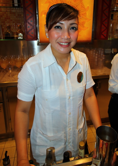 Ethel Ronas, bartender at Rita's Cantina