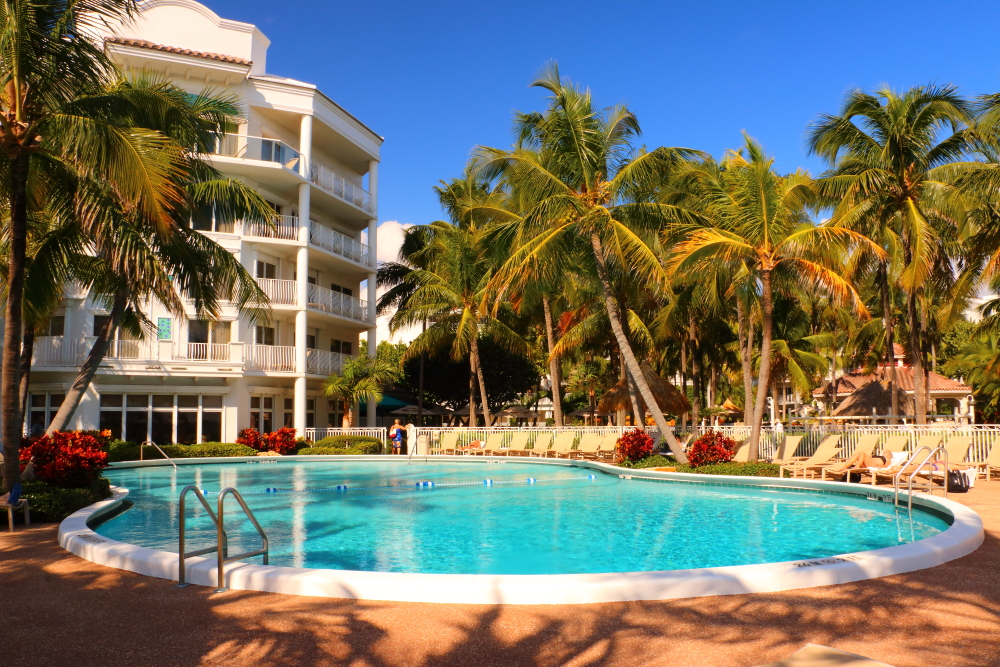 swimming pool at the Lago Mar Resort in Ft Lauderdale