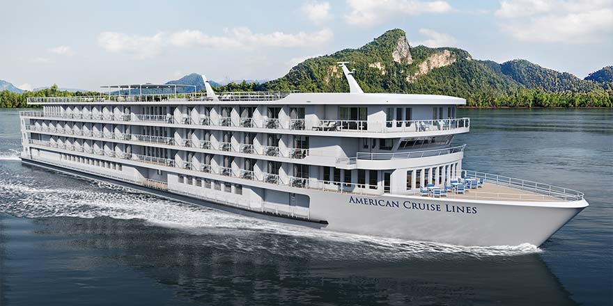 Artists rendering of American Encore from American Cruise Lines