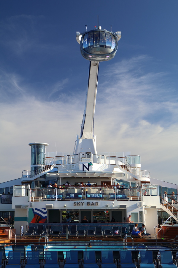 Anthem Of The Seas NorthStar aerial viewing pod