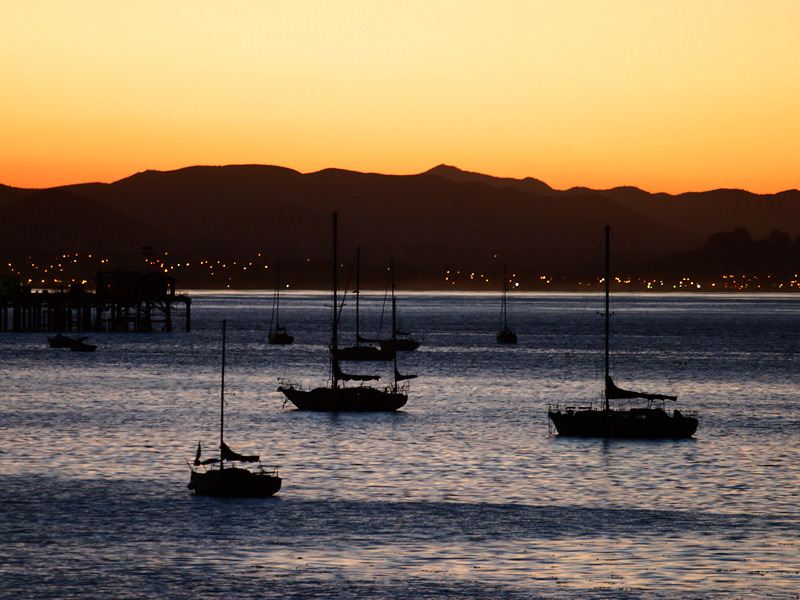 Sunrise at Port San Luis near Avila Beach
