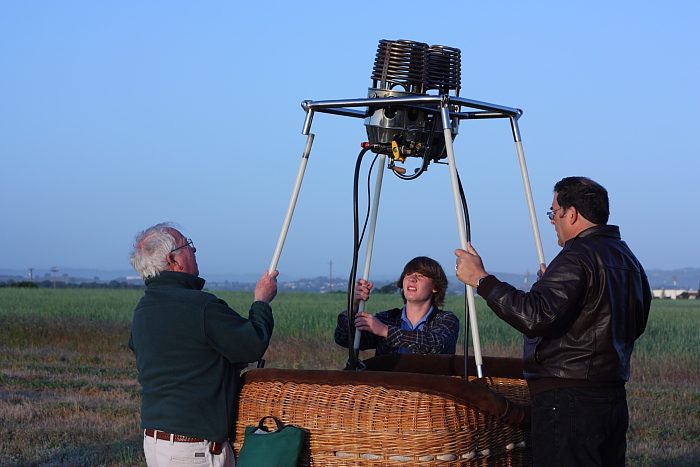 ballooning involves some work to set the equipment up properly