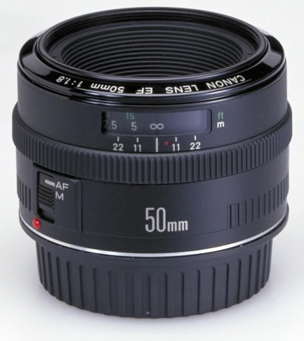 inexpensive Canon 50mm lens