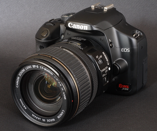 Front View of Canon Digital Rebel XSi