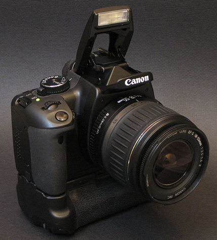 Canon Digital Rebel XTi with optional battery grip