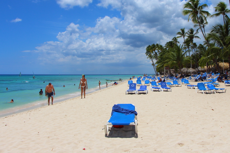 Bayahibe beach in the Dominican Republic