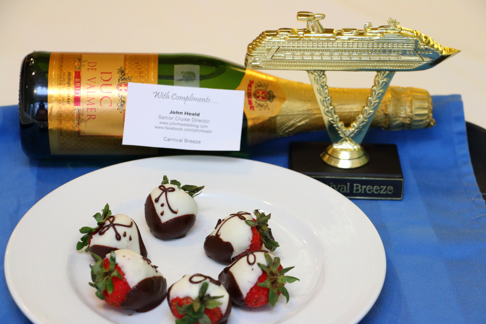 John Heald gift strawberries champagne