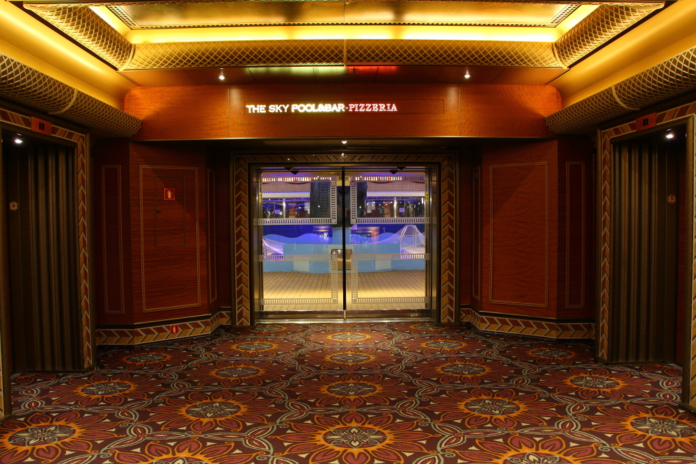 Carnival Conquest elevator lobby