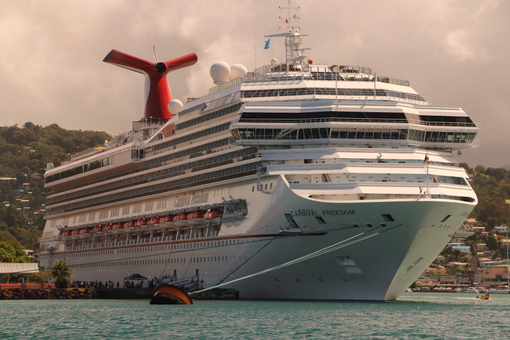 Carnival Freedom in St Lucia