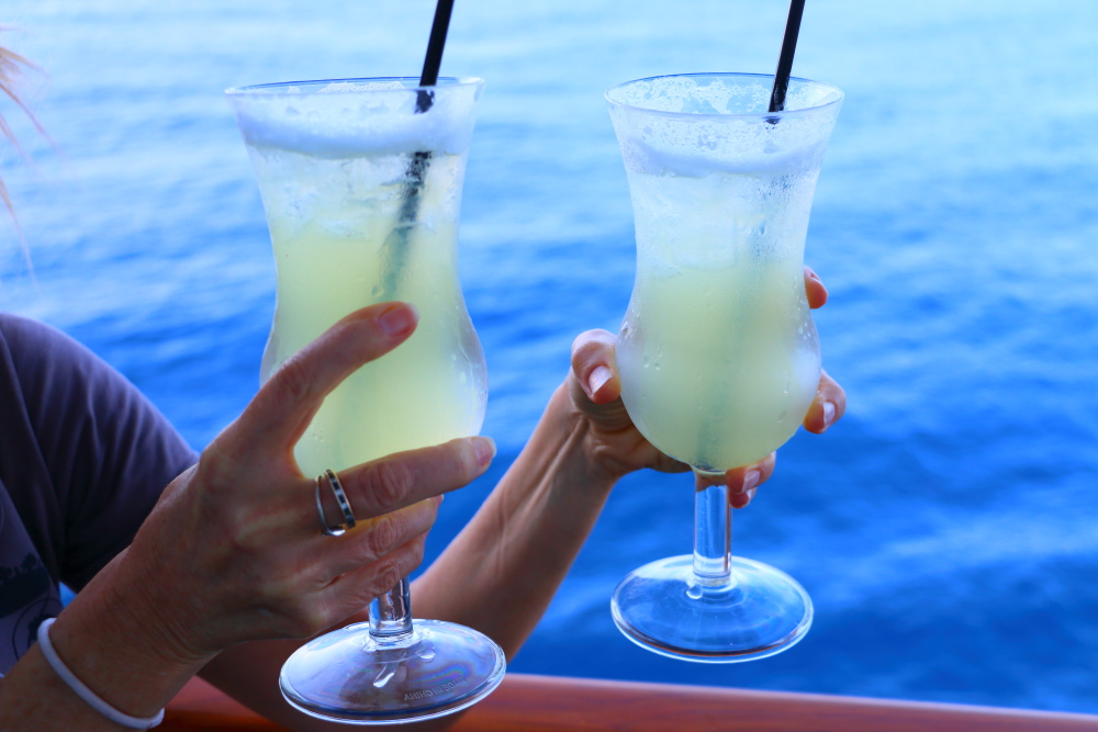 margaritas on a Carnival cruise