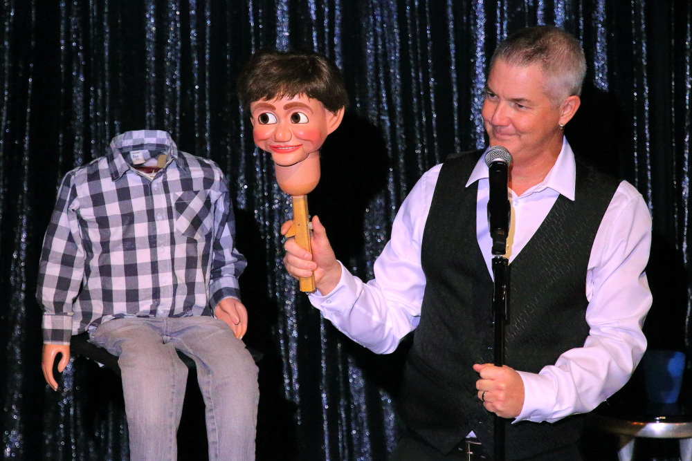 Comedy ventriloquist Phil Hughes