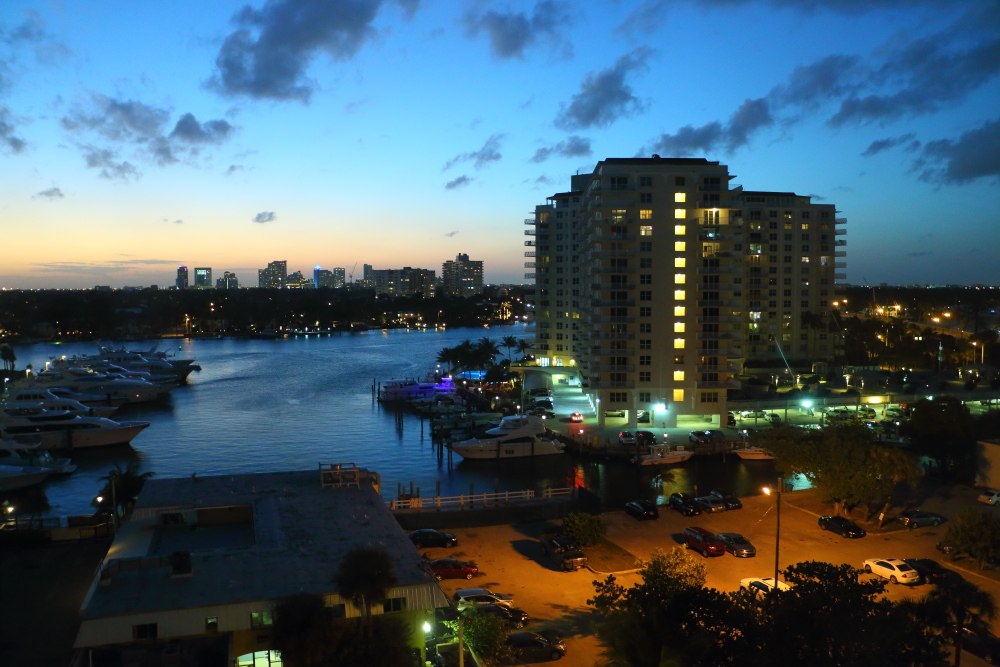 View from Ft Lauderdale Courtyard hotel