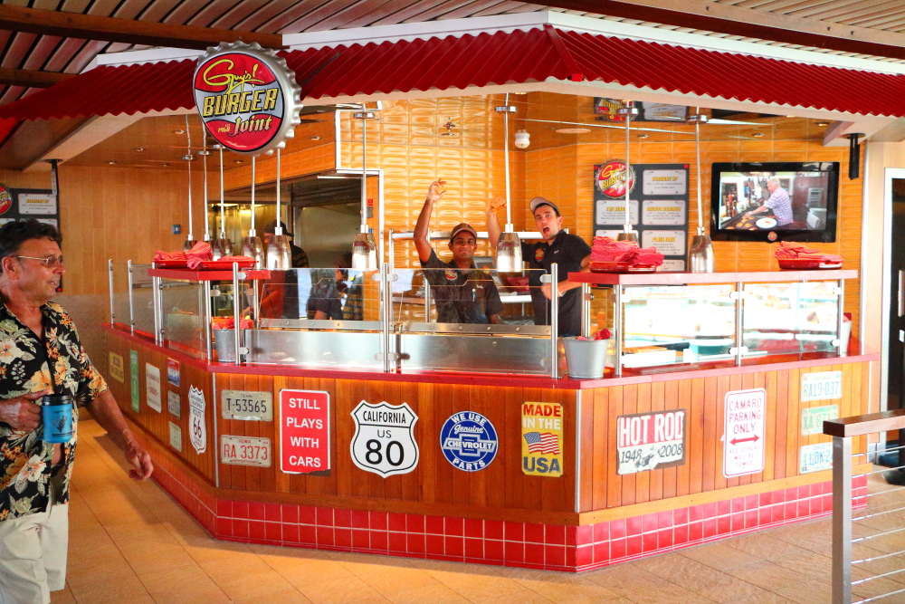 Guy's Burger Joint on the Carnival Glory