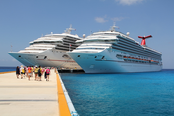 Carnival Glory and Triumph cruise ships