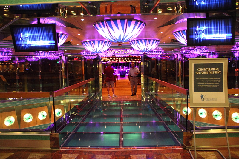 Punchliner comedy club on Carnival Magic