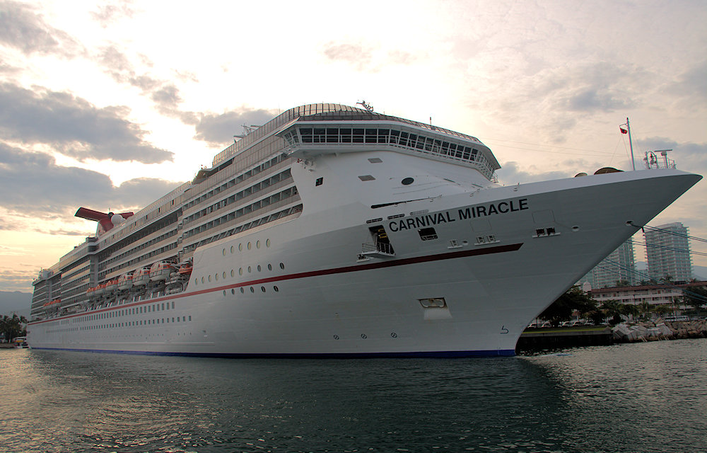 Carnival Miracle docked in Puerto Vallarta