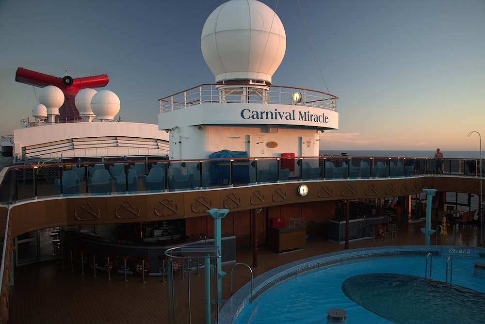 Carnival Miracle Lido deck