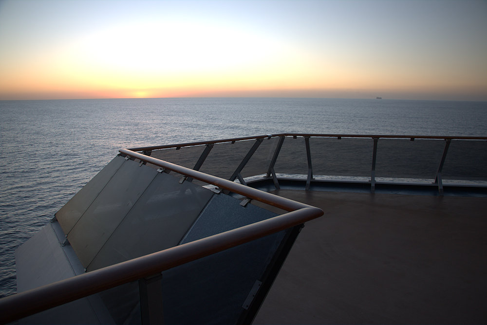 Carnival Miracle viewing deck