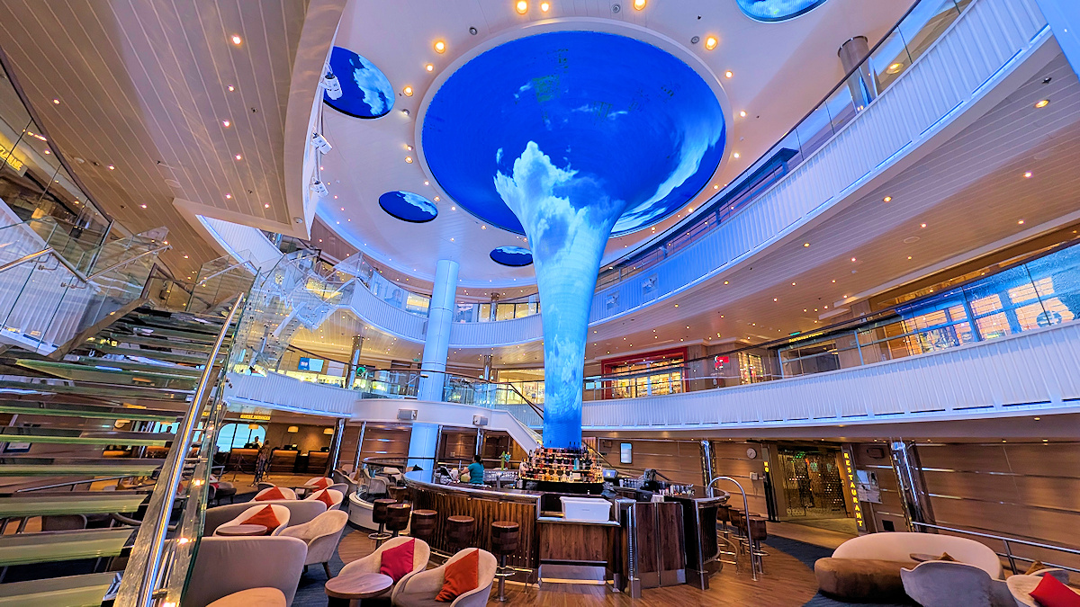 Carnival Panorama atrium vortex