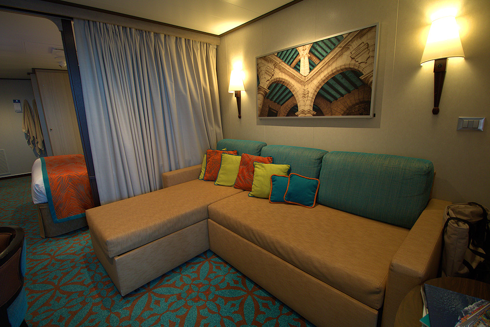 Carnival Vista Havana Suite 5234 living room