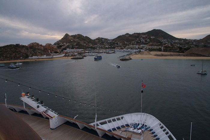 Cabo San Lucas marina as seen from the Carnival Elation cruise ship