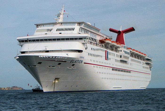 Carnival Elation cruise ship at Cabo San Lucas, Mexico
