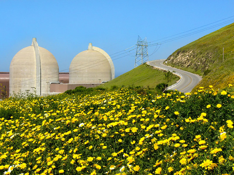 Spring at the Diablo Canyon nuclear power plant