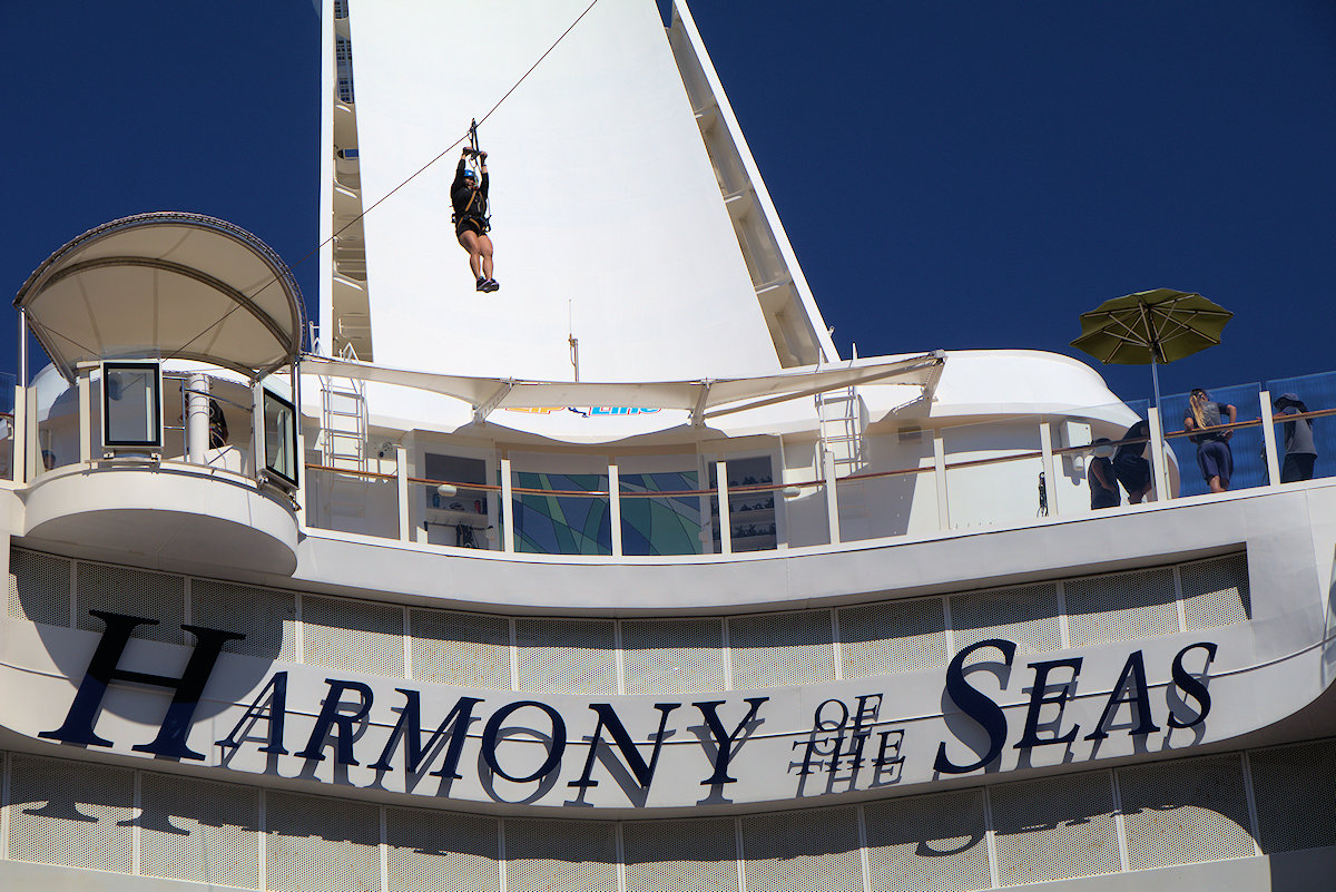 Harmony Of The Seas zip line