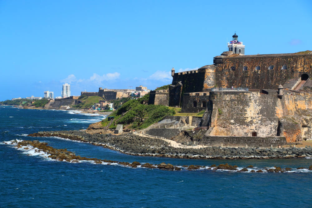 El Morro fort at San Juan harbor entrance