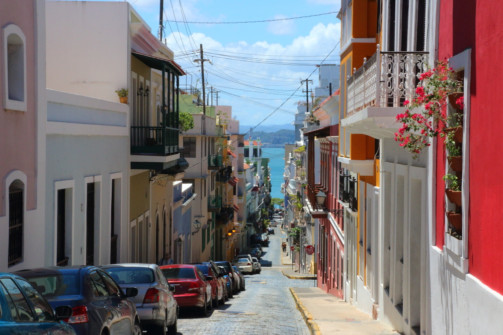 old San Juan city streets