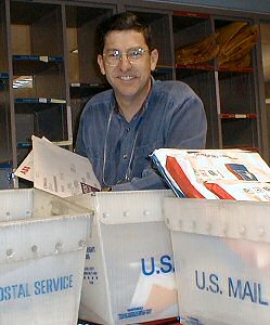Jim Zim in the Diablo Canyon mailroom in the 1990s