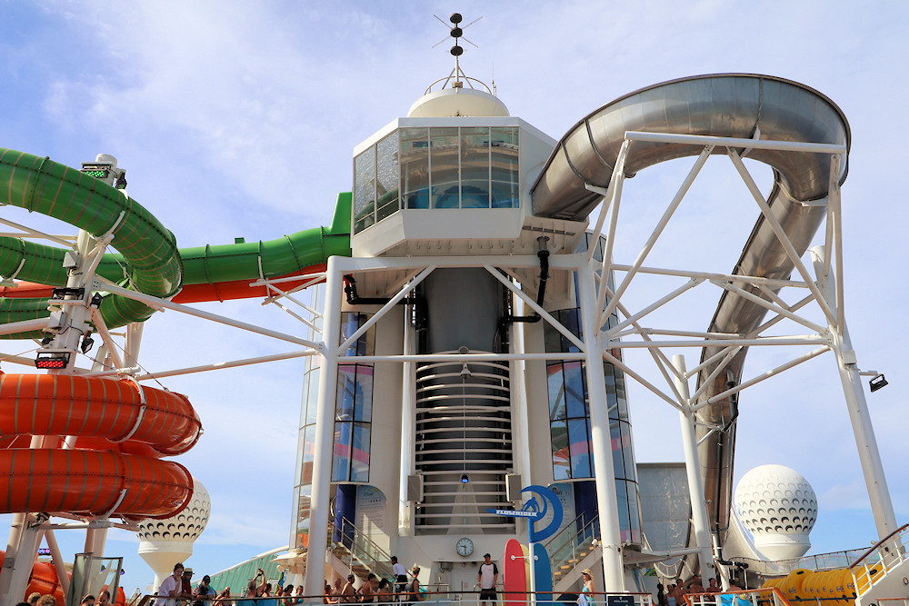 Liberty Of The Seas water slides