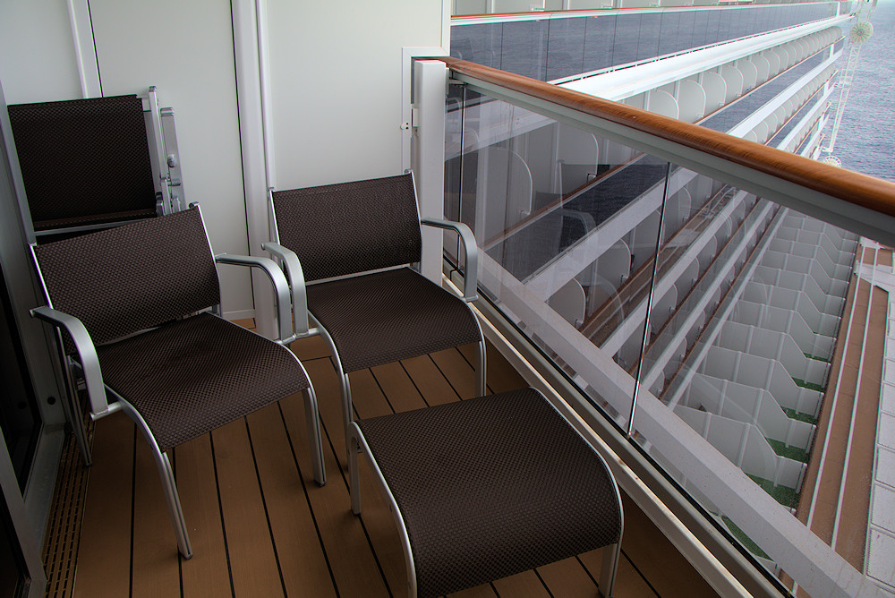 MSC Seaside balcony of cabin 14211