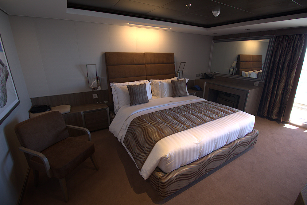 MSC Seaside Royal Suite bedroom