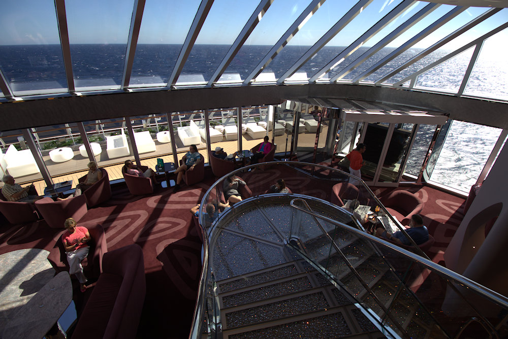 Top Sail Lounge - Deck 16 and 17 - MSC Seaside