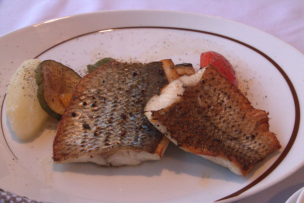 Norwegian Escape La Cucina grilled sea bass